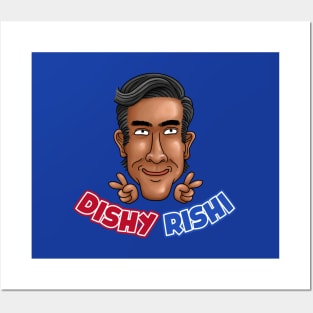 Dishy Rishi Sunak Victory Sign Posters and Art